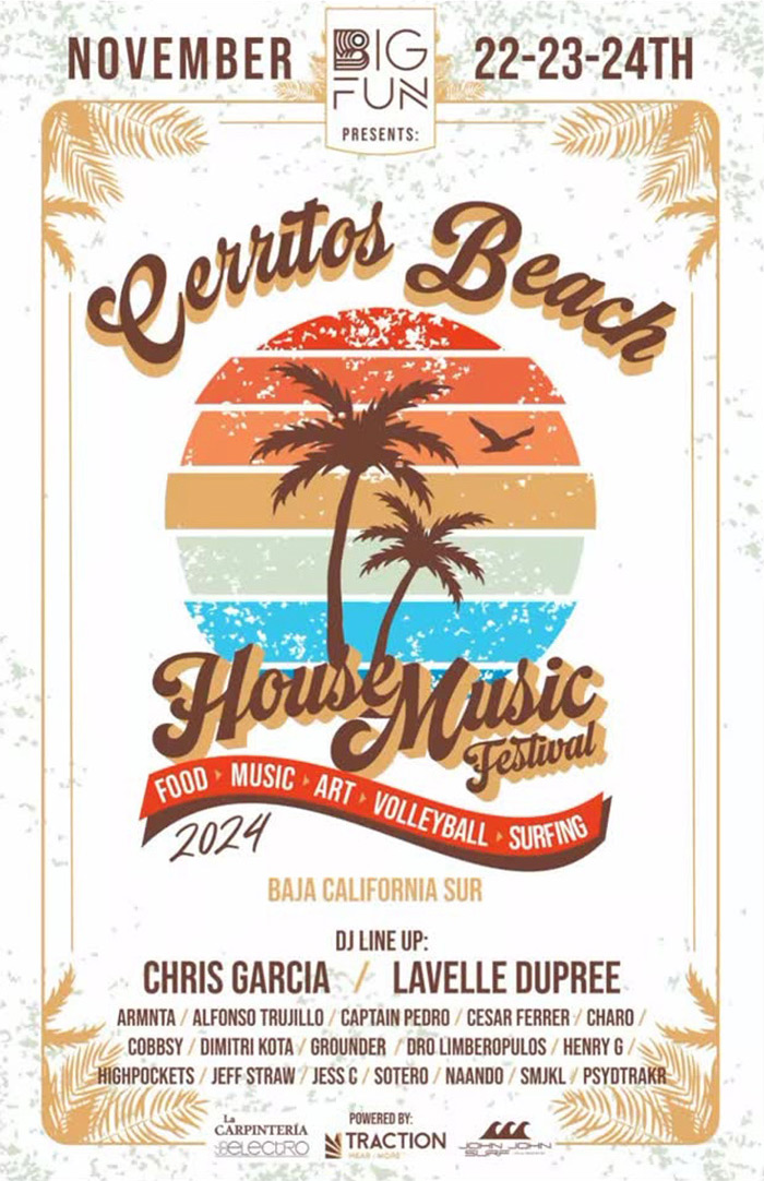 Cerritos Beach House Music Festival 2024 - Baja California Sur, México.